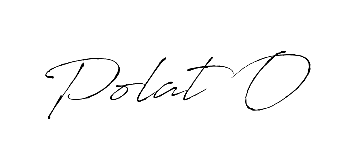 Make a beautiful signature design for name Polat O. With this signature (Antro_Vectra) style, you can create a handwritten signature for free. Polat O signature style 6 images and pictures png