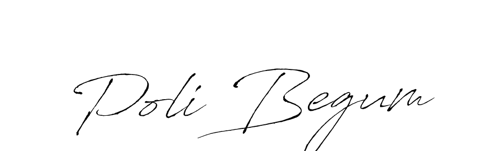 You should practise on your own different ways (Antro_Vectra) to write your name (Poli Begum) in signature. don't let someone else do it for you. Poli Begum signature style 6 images and pictures png