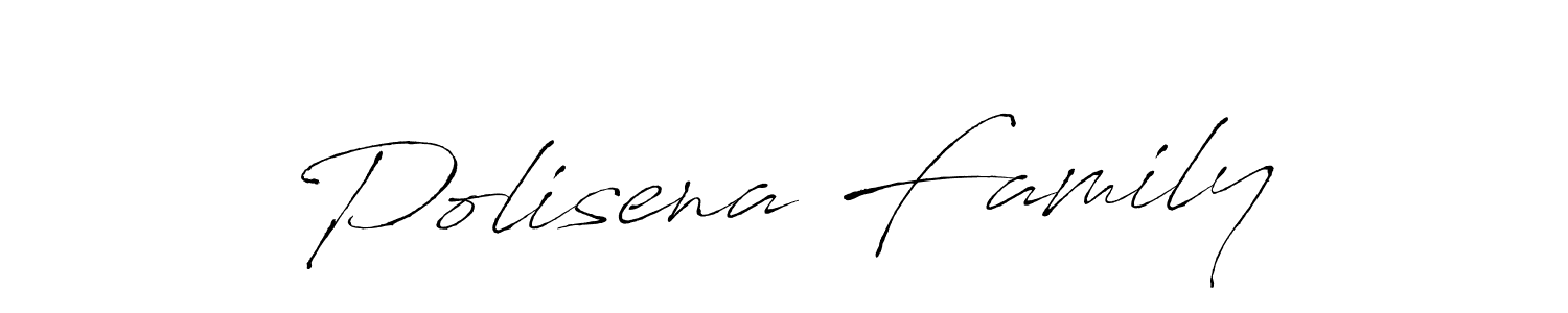 Create a beautiful signature design for name Polisena Family. With this signature (Antro_Vectra) fonts, you can make a handwritten signature for free. Polisena Family signature style 6 images and pictures png