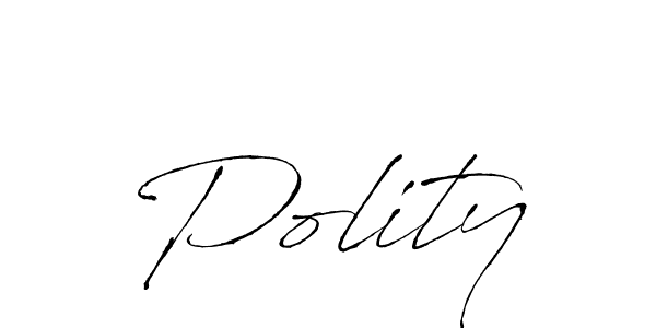 How to make Polity name signature. Use Antro_Vectra style for creating short signs online. This is the latest handwritten sign. Polity signature style 6 images and pictures png