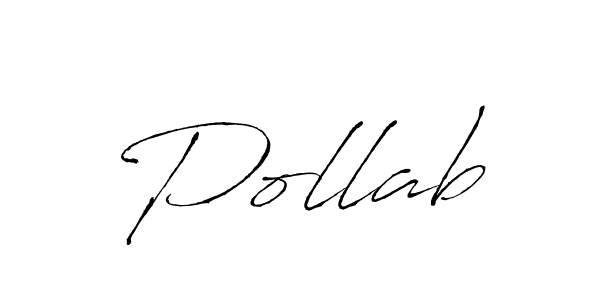 Also we have Pollab name is the best signature style. Create professional handwritten signature collection using Antro_Vectra autograph style. Pollab signature style 6 images and pictures png