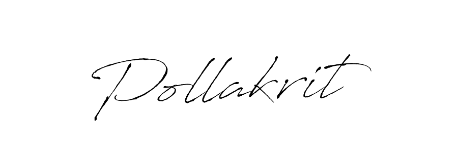 How to make Pollakrit name signature. Use Antro_Vectra style for creating short signs online. This is the latest handwritten sign. Pollakrit signature style 6 images and pictures png