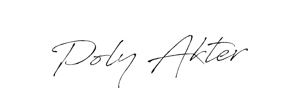 You should practise on your own different ways (Antro_Vectra) to write your name (Poly Akter) in signature. don't let someone else do it for you. Poly Akter signature style 6 images and pictures png