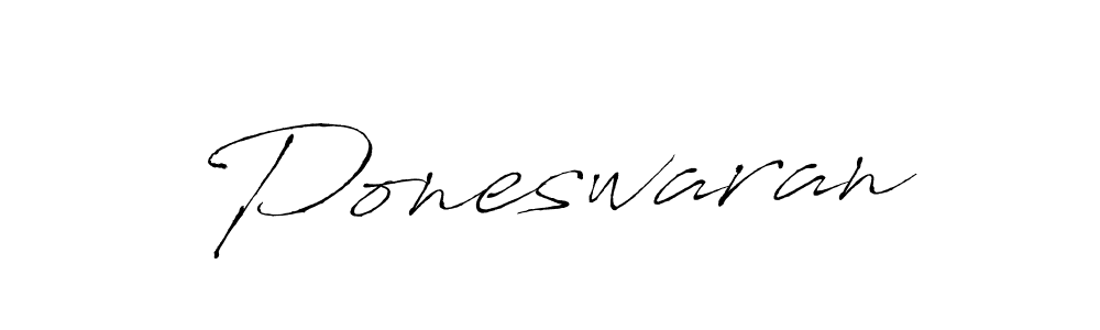 Antro_Vectra is a professional signature style that is perfect for those who want to add a touch of class to their signature. It is also a great choice for those who want to make their signature more unique. Get Poneswaran name to fancy signature for free. Poneswaran signature style 6 images and pictures png