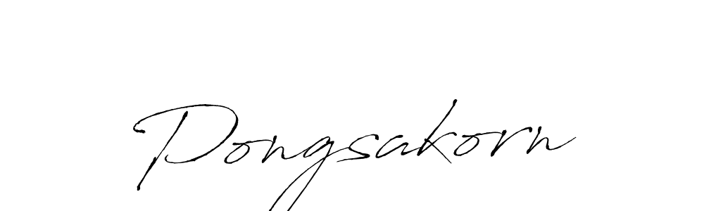 Use a signature maker to create a handwritten signature online. With this signature software, you can design (Antro_Vectra) your own signature for name Pongsakorn. Pongsakorn signature style 6 images and pictures png