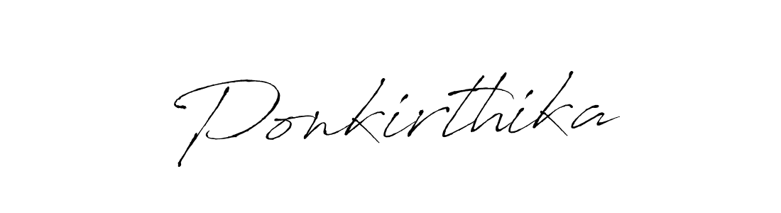 if you are searching for the best signature style for your name Ponkirthika. so please give up your signature search. here we have designed multiple signature styles  using Antro_Vectra. Ponkirthika signature style 6 images and pictures png