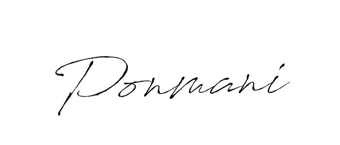 How to make Ponmani name signature. Use Antro_Vectra style for creating short signs online. This is the latest handwritten sign. Ponmani signature style 6 images and pictures png