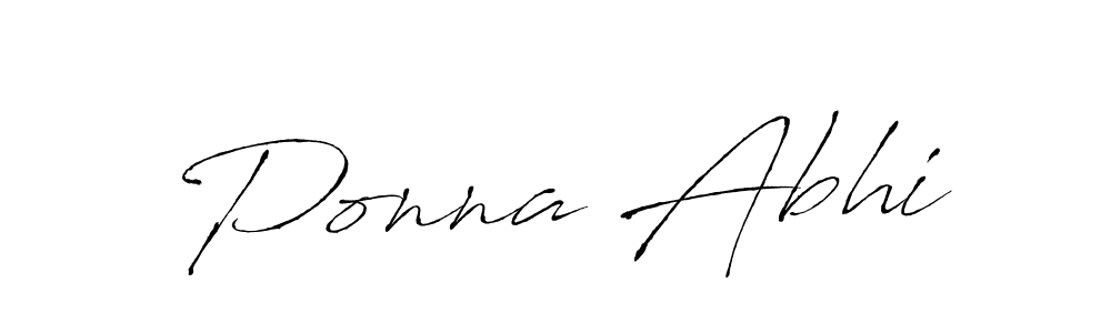 It looks lik you need a new signature style for name Ponna Abhi. Design unique handwritten (Antro_Vectra) signature with our free signature maker in just a few clicks. Ponna Abhi signature style 6 images and pictures png