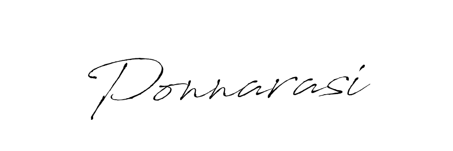 Use a signature maker to create a handwritten signature online. With this signature software, you can design (Antro_Vectra) your own signature for name Ponnarasi. Ponnarasi signature style 6 images and pictures png