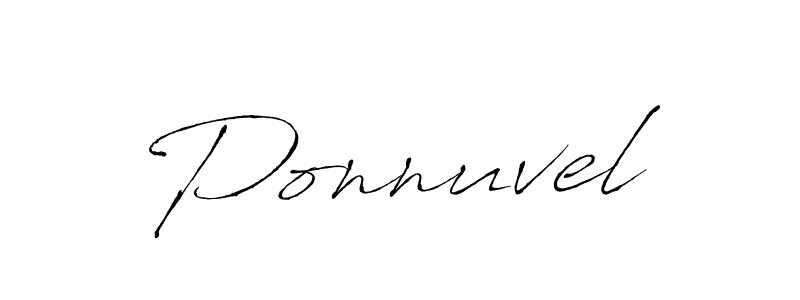 if you are searching for the best signature style for your name Ponnuvel. so please give up your signature search. here we have designed multiple signature styles  using Antro_Vectra. Ponnuvel signature style 6 images and pictures png