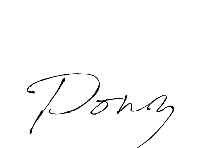 Also You can easily find your signature by using the search form. We will create Ponz name handwritten signature images for you free of cost using Antro_Vectra sign style. Ponz signature style 6 images and pictures png