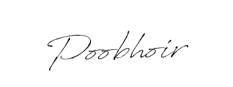 How to make Poobhoir signature? Antro_Vectra is a professional autograph style. Create handwritten signature for Poobhoir name. Poobhoir signature style 6 images and pictures png