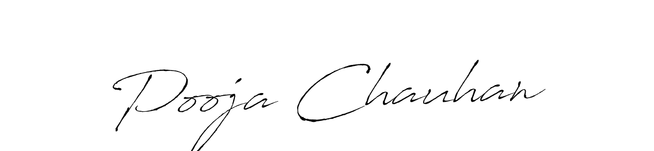 Make a beautiful signature design for name Pooja Chauhan. With this signature (Antro_Vectra) style, you can create a handwritten signature for free. Pooja Chauhan signature style 6 images and pictures png