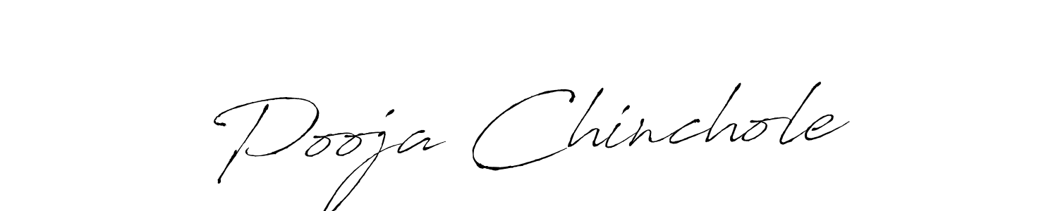 Create a beautiful signature design for name Pooja Chinchole. With this signature (Antro_Vectra) fonts, you can make a handwritten signature for free. Pooja Chinchole signature style 6 images and pictures png