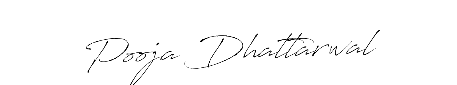 Make a beautiful signature design for name Pooja Dhattarwal. With this signature (Antro_Vectra) style, you can create a handwritten signature for free. Pooja Dhattarwal signature style 6 images and pictures png