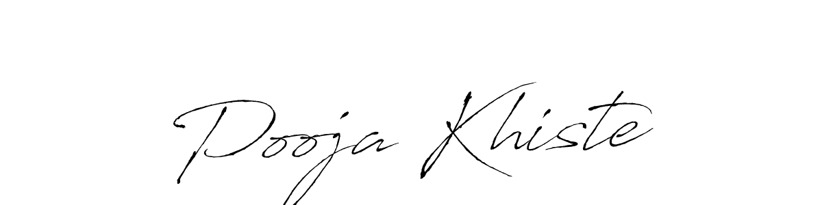 It looks lik you need a new signature style for name Pooja Khiste. Design unique handwritten (Antro_Vectra) signature with our free signature maker in just a few clicks. Pooja Khiste signature style 6 images and pictures png