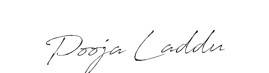 Pooja Laddu stylish signature style. Best Handwritten Sign (Antro_Vectra) for my name. Handwritten Signature Collection Ideas for my name Pooja Laddu. Pooja Laddu signature style 6 images and pictures png