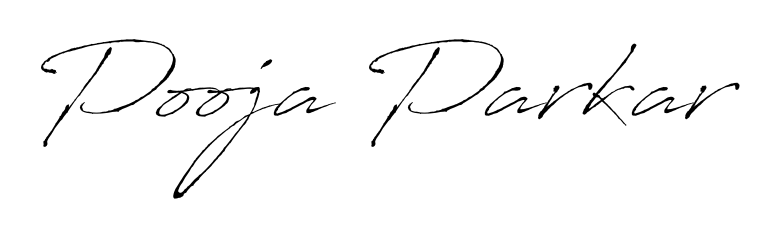 Try this chic Pooja Parkar handwritten sign style. Using Antro_Vectra font elements, it gives your name a sleek, memorable identity. Pooja Parkar signature style 6 images and pictures png