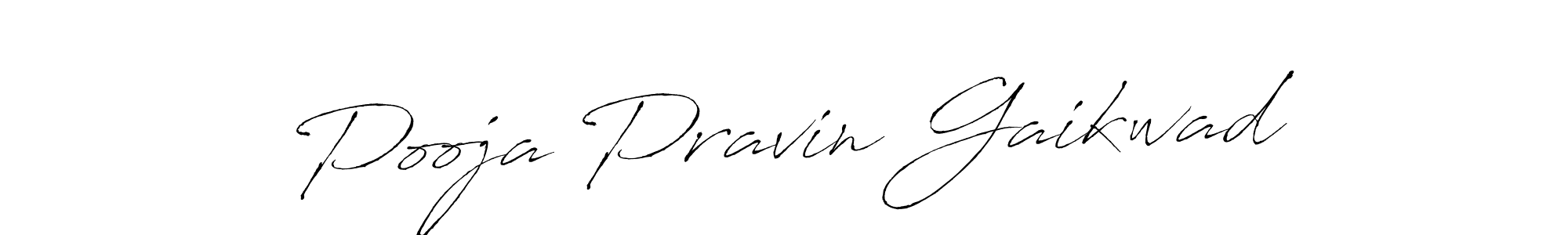 How to make Pooja Pravin Gaikwad signature? Antro_Vectra is a professional autograph style. Create handwritten signature for Pooja Pravin Gaikwad name. Pooja Pravin Gaikwad signature style 6 images and pictures png