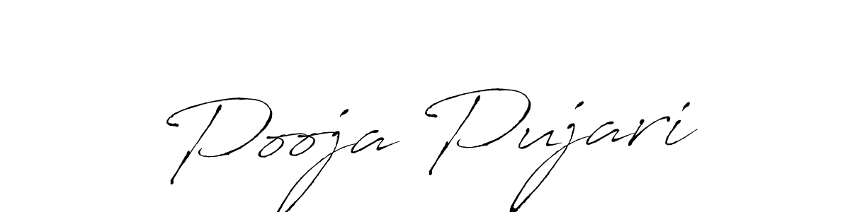 It looks lik you need a new signature style for name Pooja Pujari. Design unique handwritten (Antro_Vectra) signature with our free signature maker in just a few clicks. Pooja Pujari signature style 6 images and pictures png