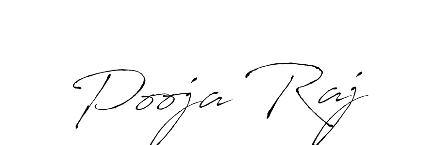 Make a beautiful signature design for name Pooja Raj. With this signature (Antro_Vectra) style, you can create a handwritten signature for free. Pooja Raj signature style 6 images and pictures png