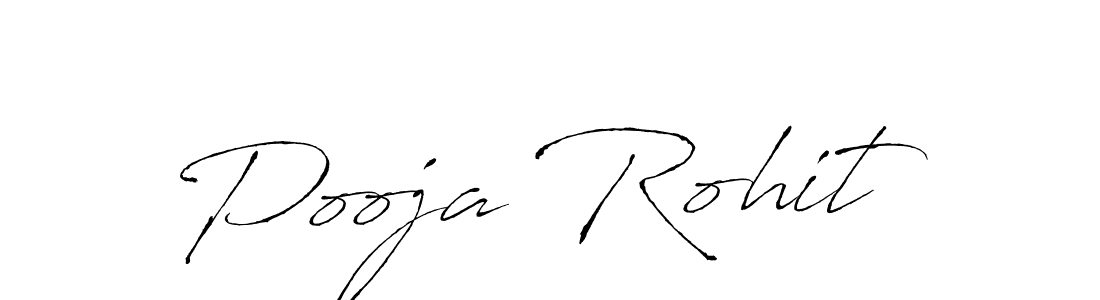 Design your own signature with our free online signature maker. With this signature software, you can create a handwritten (Antro_Vectra) signature for name Pooja Rohit. Pooja Rohit signature style 6 images and pictures png