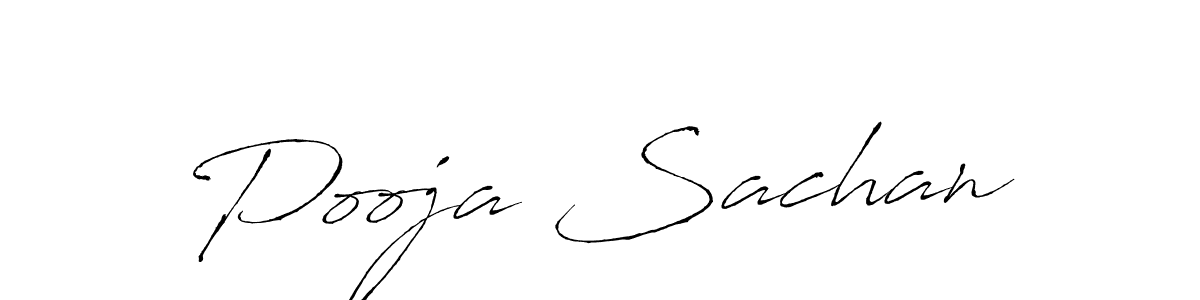 Design your own signature with our free online signature maker. With this signature software, you can create a handwritten (Antro_Vectra) signature for name Pooja Sachan. Pooja Sachan signature style 6 images and pictures png