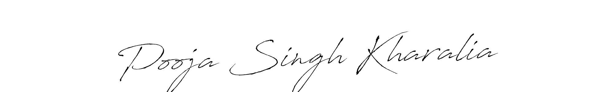 The best way (Antro_Vectra) to make a short signature is to pick only two or three words in your name. The name Pooja Singh Kharalia include a total of six letters. For converting this name. Pooja Singh Kharalia signature style 6 images and pictures png