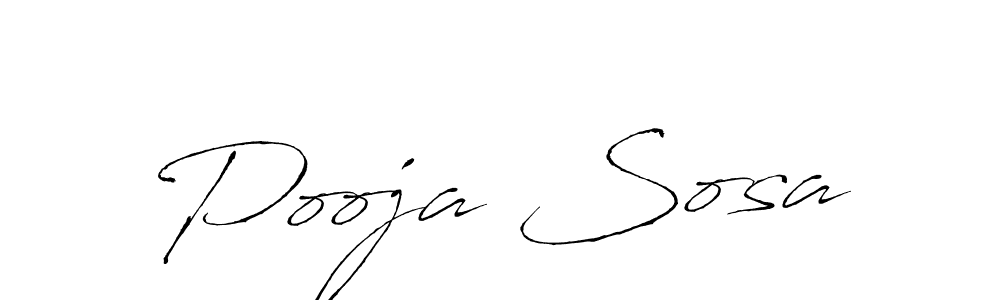 Also we have Pooja Sosa name is the best signature style. Create professional handwritten signature collection using Antro_Vectra autograph style. Pooja Sosa signature style 6 images and pictures png