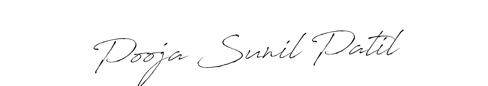 You should practise on your own different ways (Antro_Vectra) to write your name (Pooja Sunil Patil) in signature. don't let someone else do it for you. Pooja Sunil Patil signature style 6 images and pictures png