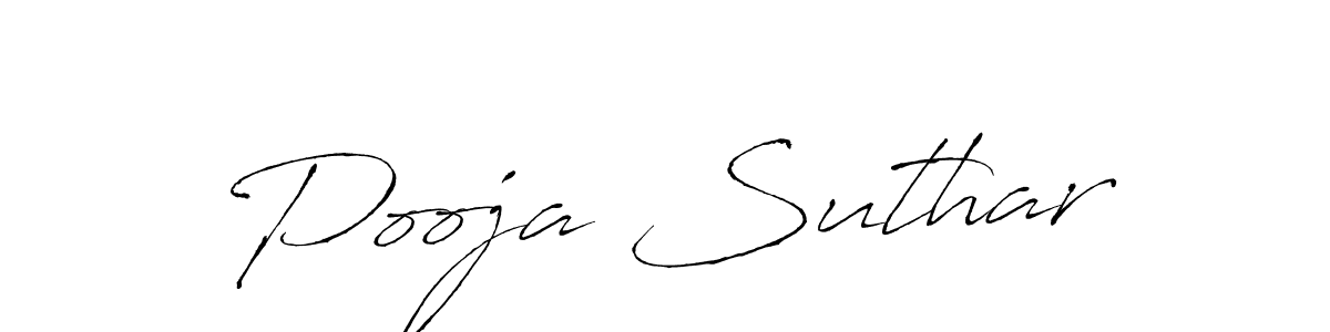 Antro_Vectra is a professional signature style that is perfect for those who want to add a touch of class to their signature. It is also a great choice for those who want to make their signature more unique. Get Pooja Suthar name to fancy signature for free. Pooja Suthar signature style 6 images and pictures png