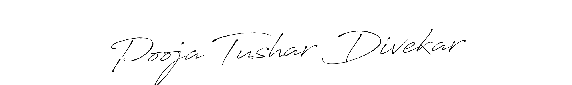 Use a signature maker to create a handwritten signature online. With this signature software, you can design (Antro_Vectra) your own signature for name Pooja Tushar Divekar. Pooja Tushar Divekar signature style 6 images and pictures png
