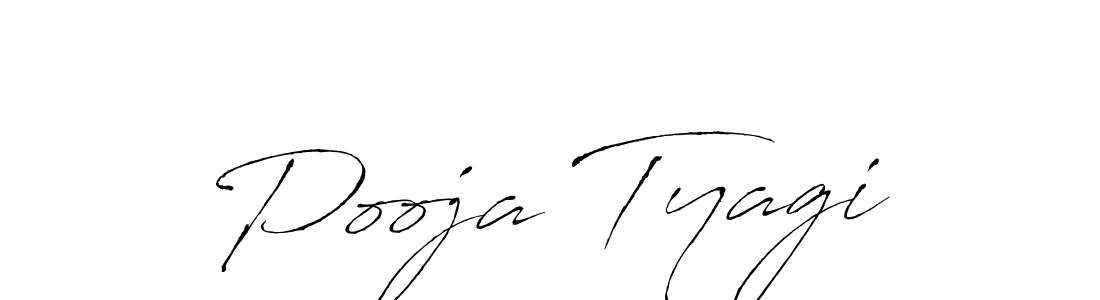 Pooja Tyagi stylish signature style. Best Handwritten Sign (Antro_Vectra) for my name. Handwritten Signature Collection Ideas for my name Pooja Tyagi. Pooja Tyagi signature style 6 images and pictures png