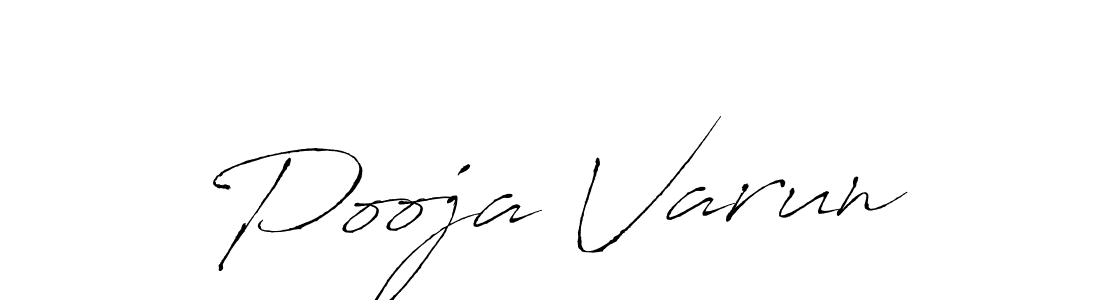 How to make Pooja Varun signature? Antro_Vectra is a professional autograph style. Create handwritten signature for Pooja Varun name. Pooja Varun signature style 6 images and pictures png