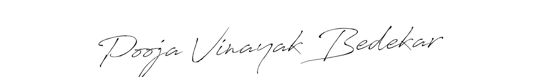 How to make Pooja Vinayak Bedekar name signature. Use Antro_Vectra style for creating short signs online. This is the latest handwritten sign. Pooja Vinayak Bedekar signature style 6 images and pictures png