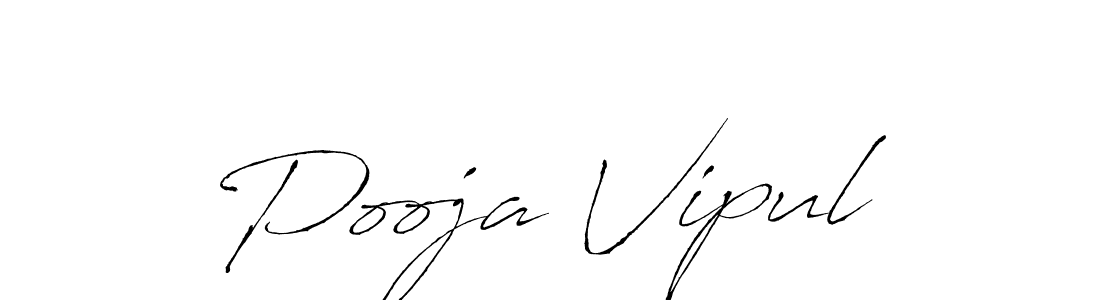 Also we have Pooja Vipul name is the best signature style. Create professional handwritten signature collection using Antro_Vectra autograph style. Pooja Vipul signature style 6 images and pictures png