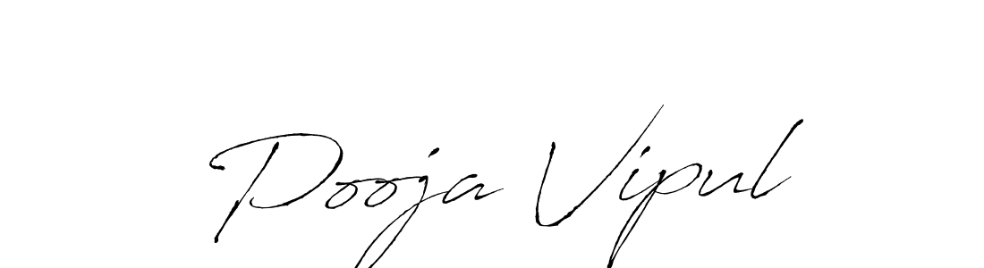 Also we have Pooja Vipul name is the best signature style. Create professional handwritten signature collection using Antro_Vectra autograph style. Pooja Vipul signature style 6 images and pictures png