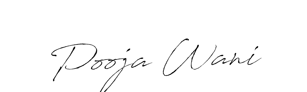 Similarly Antro_Vectra is the best handwritten signature design. Signature creator online .You can use it as an online autograph creator for name Pooja Wani. Pooja Wani signature style 6 images and pictures png