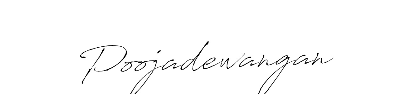 How to make Poojadewangan signature? Antro_Vectra is a professional autograph style. Create handwritten signature for Poojadewangan name. Poojadewangan signature style 6 images and pictures png