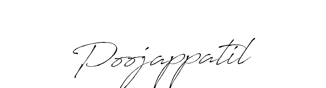 Make a beautiful signature design for name Poojappatil. With this signature (Antro_Vectra) style, you can create a handwritten signature for free. Poojappatil signature style 6 images and pictures png