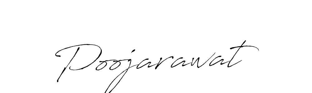 Design your own signature with our free online signature maker. With this signature software, you can create a handwritten (Antro_Vectra) signature for name Poojarawat. Poojarawat signature style 6 images and pictures png