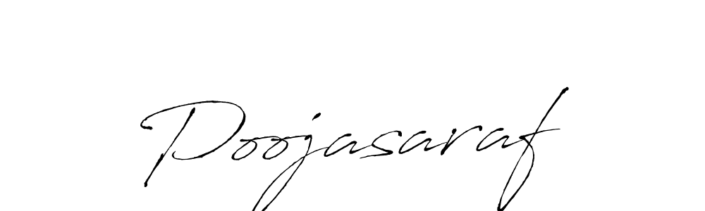 Design your own signature with our free online signature maker. With this signature software, you can create a handwritten (Antro_Vectra) signature for name Poojasaraf. Poojasaraf signature style 6 images and pictures png