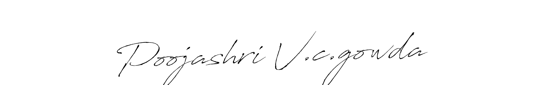 How to Draw Poojashri V.c.gowda signature style? Antro_Vectra is a latest design signature styles for name Poojashri V.c.gowda. Poojashri V.c.gowda signature style 6 images and pictures png