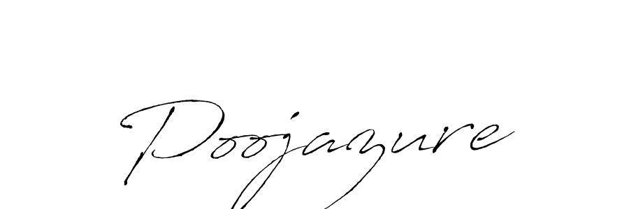 Make a beautiful signature design for name Poojazure. With this signature (Antro_Vectra) style, you can create a handwritten signature for free. Poojazure signature style 6 images and pictures png