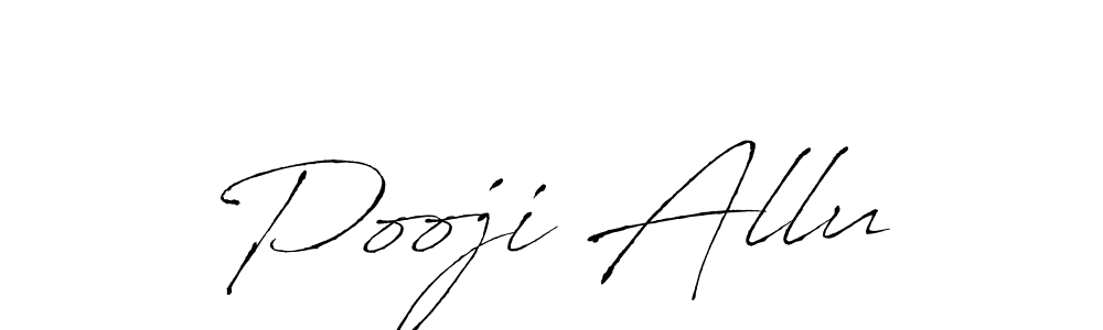 Here are the top 10 professional signature styles for the name Pooji Allu. These are the best autograph styles you can use for your name. Pooji Allu signature style 6 images and pictures png