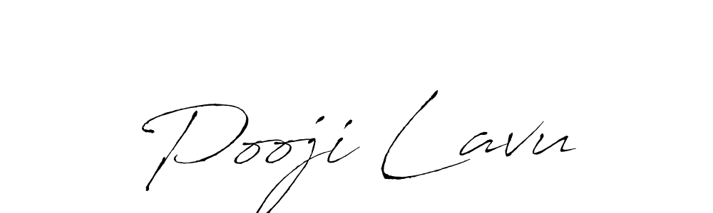 if you are searching for the best signature style for your name Pooji Lavu. so please give up your signature search. here we have designed multiple signature styles  using Antro_Vectra. Pooji Lavu signature style 6 images and pictures png