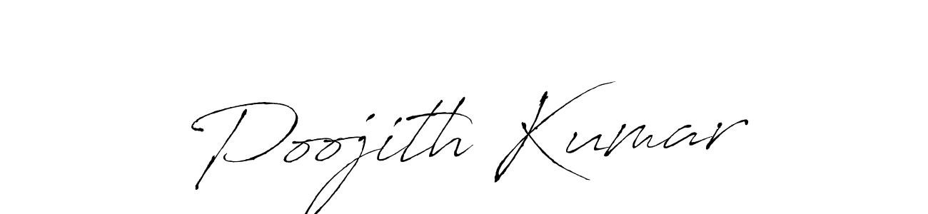 Make a beautiful signature design for name Poojith Kumar. Use this online signature maker to create a handwritten signature for free. Poojith Kumar signature style 6 images and pictures png