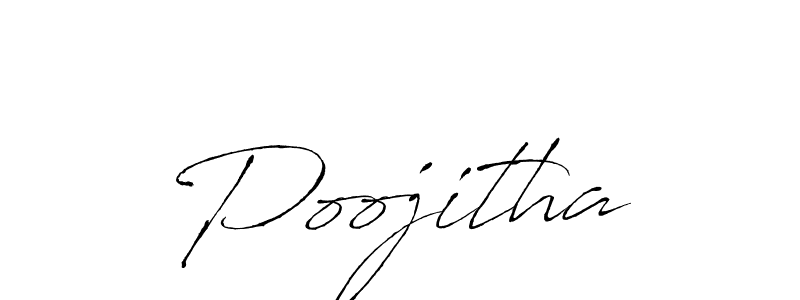 Also we have Poojitha name is the best signature style. Create professional handwritten signature collection using Antro_Vectra autograph style. Poojitha signature style 6 images and pictures png