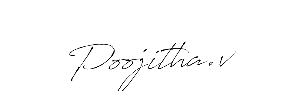 Similarly Antro_Vectra is the best handwritten signature design. Signature creator online .You can use it as an online autograph creator for name Poojitha.v. Poojitha.v signature style 6 images and pictures png