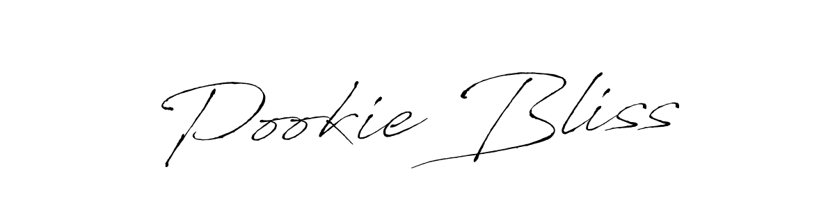 How to make Pookie Bliss name signature. Use Antro_Vectra style for creating short signs online. This is the latest handwritten sign. Pookie Bliss signature style 6 images and pictures png